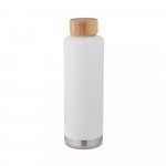 NORRE BOTTLE. Garrafa em a&ccedil;o inox de parede dupla t&eacute;rmica, isolada a v&aacute;cuo (640 mL) - Branco
