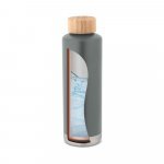 NORRE BOTTLE. Garrafa em a&ccedil;o inox de parede dupla t&eacute;rmica, isolada a v&aacute;cuo (640 mL) - Cinza escuro