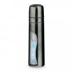 HEAT. Garrafa em a&ccedil;o inox de parede dupla t&eacute;rmica, isolada a v&aacute;cuo (750 mL) - Chumbo