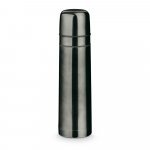 HEAT. Garrafa em a&ccedil;o inox de parede dupla t&eacute;rmica, isolada a v&aacute;cuo (750 mL) - Chumbo