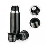 HEAT. Garrafa em a&ccedil;o inox de parede dupla t&eacute;rmica, isolada a v&aacute;cuo (750 mL)