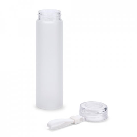 WILLIAMS. Squeeze em vidro borossilicato com al&ccedil;a (470 mL) - Branco