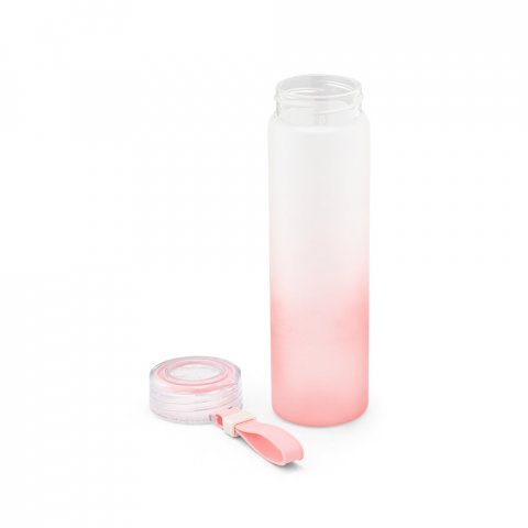 WILLIAMS. Squeeze em vidro borossilicato com al&ccedil;a (470 mL) - Rosa claro