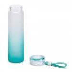 WILLIAMS. Squeeze em vidro borossilicato com al&ccedil;a (470 mL) - Turquesa