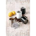 RONDE. Copo de viagem t&eacute;rmico em a&ccedil;o inox de parede dupla isolada a v&aacute;cuo (400 mL)