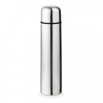 LITER. Garrafa em a&ccedil;o inox de parede dupla t&eacute;rmica, isolada a v&aacute;cuo (1 L) - Cromado