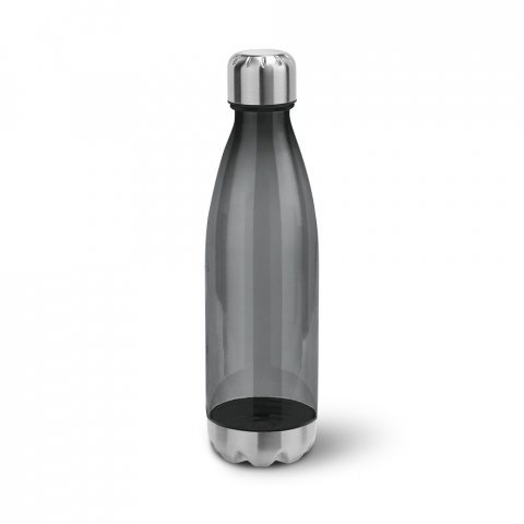 ANCER. Squeeze em AS, com tampa e base em a&ccedil;o inox (700 mL) - Preto