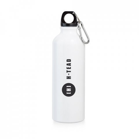 SIDEROT. Squeeze em alum&iacute;nio com mosquet&atilde;o (800 mL) - Branco