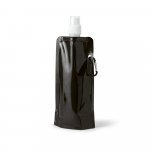 DECNOP. Squeeze dobr&aacute;vel em PE com bico de sistema "push-pull" e acabamento mate (460 mL) - Preto