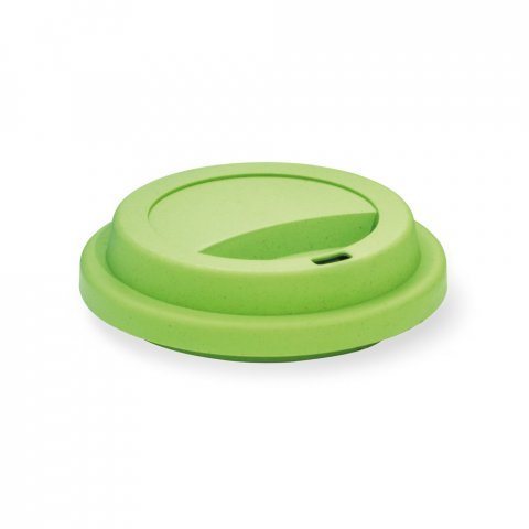 BACURI. Copo para viagem em fibra de bambu (60%) e PP (40%) (450 mL) - Verde claro