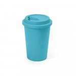 BACURI. Copo para viagem em fibra de bambu (60%) e PP (40%) (450 mL) - Azul claro