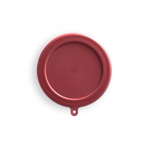 ORTON. Copo de viagem em silicone com tampa em PP (240 mL) - Vermelho