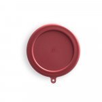 ORTON. Copo de viagem em silicone com tampa em PP (240 mL) - Vermelho