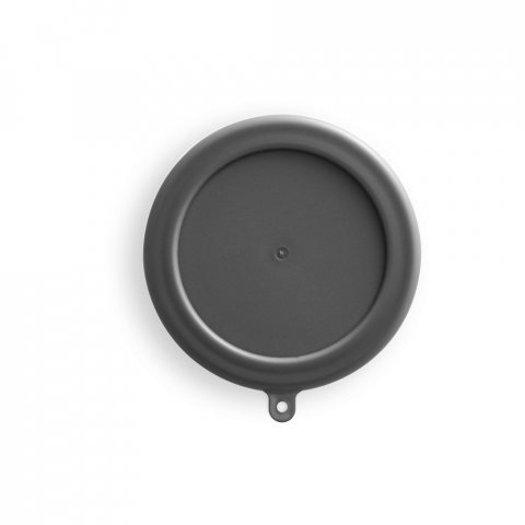 ORTON. Copo de viagem em silicone com tampa em PP (240 mL) - Cinza claro