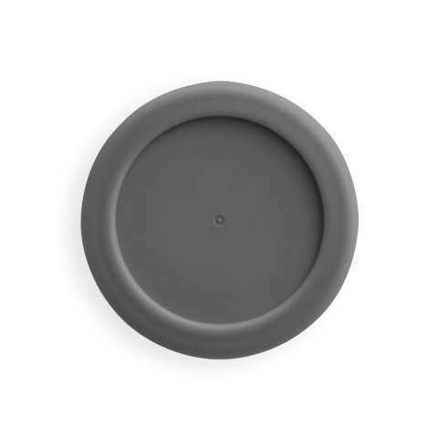 ORTON L. Copo de viagem em silicone com tampa em PP (400 mL) - Cinza claro