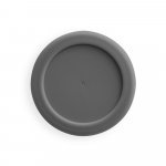 ORTON L. Copo de viagem em silicone com tampa em PP (400 mL) - Cinza claro