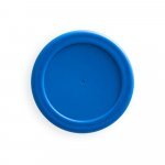 ORTON L. Copo de viagem em silicone com tampa em PP (400 mL) - Azul claro