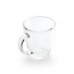 LUNKINA. Caneca em vidro (390 mL) - Transparente