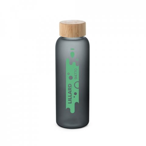 LILLARD. Squeeze em vidro borossilicato fosco (500 mL) - Preto