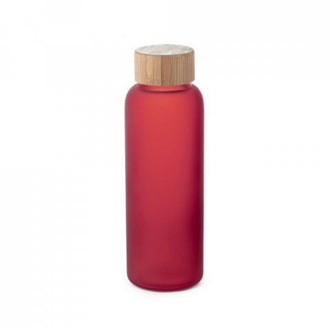 LILLARD. Squeeze em vidro borossilicato fosco (500 mL) - Vermelho