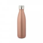 SHOW SATIN. Garrafa t&eacute;rmica em a&ccedil;o inox de parede dupla isolada a v&aacute;cuo (500 mL) - Champanhe