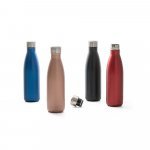 SHOW SATIN. Garrafa t&eacute;rmica em a&ccedil;o inox de parede dupla isolada a v&aacute;cuo (500 mL)