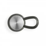 SENNA. Squeeze em PET 100% reciclado com al&ccedil;a de silicone (590 mL) - Preto