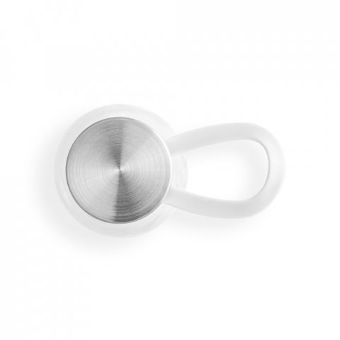 SENNA. Squeeze em PET 100% reciclado com al&ccedil;a de silicone (590 mL) - Transparente