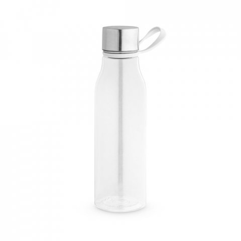 SENNA. Squeeze em PET 100% reciclado com al&ccedil;a de silicone (590 mL) - Transparente