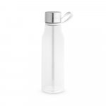 SENNA. Squeeze em PET 100% reciclado com al&ccedil;a de silicone (590 mL) - Transparente