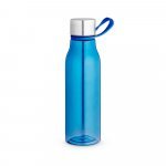 SENNA. Squeeze em PET 100% reciclado com al&ccedil;a de silicone (590 mL) - Azul royal