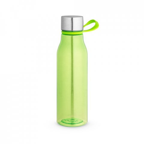 SENNA. Squeeze em PET 100% reciclado com al&ccedil;a de silicone (590 mL) - Verde claro