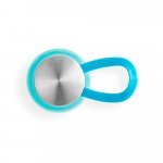 SENNA. Squeeze em PET 100% reciclado com al&ccedil;a de silicone (590 mL) - Azul claro