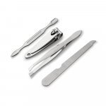 LOPEZ. Kit de manicure de 4 pe&ccedil;as - Transparente