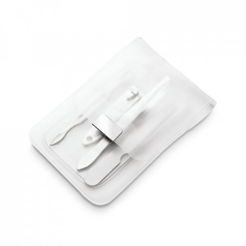 LOPEZ. Kit de manicure de 4 pe&ccedil;as - Transparente