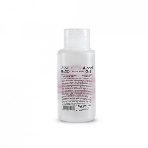 HEALTY 60. &Aacute;lcool Gel 70% Antiss&eacute;ptico 60ml - Transparente