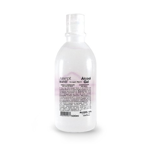 HEALTY 500. &Aacute;lcool Gel 70% Antiss&eacute;ptico 500ml