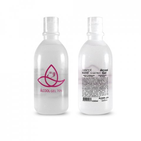 HEALTY 500. &Aacute;lcool Gel 70% Antiss&eacute;ptico 500ml