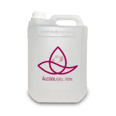 HEALTY 5L. &Aacute;lcool Gel 70% Antiss&eacute;ptico 5 Litros