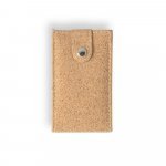 ZENA. Conjunto de manicure em corti&ccedil;a com pe&ccedil;as em a&ccedil;o inox - Natural