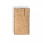 ZENA. Conjunto de manicure em corti&ccedil;a com pe&ccedil;as em a&ccedil;o inox - Natural