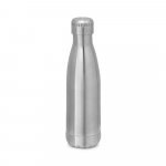 AMORTI. Garrafa para sublima&ccedil;&atilde;o em a&ccedil;o inox de parede dupla t&eacute;rmica, isolada a v&aacute;cuo (510 mL) - Cromado satinado