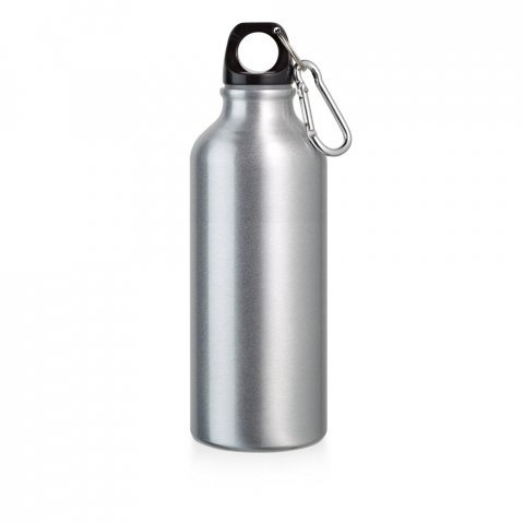 LANGFORD. Squeeze em alum&iacute;nio para sublima&ccedil;&atilde;o com mosquet&atilde;o (500 mL) - Cromado satinado