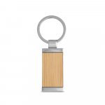 HOMER SQUARE. Chaveiro retangular em bambu - Natural