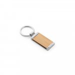 HOMER SQUARE. Chaveiro retangular em bambu - Natural
