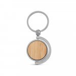 HOMER ROUND. Chaveiro redondo em bambu - Natural