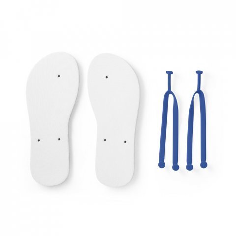 BALI P / M. Chinelos com sola totalmente personaliz&aacute;vel em sublima&ccedil;&atilde;o - Azul