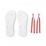 BALI P / M. Chinelos com sola totalmente personaliz&aacute;vel em sublima&ccedil;&atilde;o - Vermelho