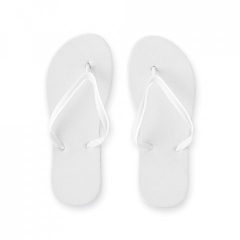 BALI P / M. Chinelos com sola totalmente personaliz&aacute;vel em sublima&ccedil;&atilde;o - Branco