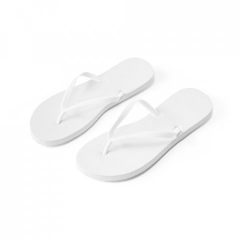 BALI P / M. Chinelos com sola totalmente personaliz&aacute;vel em sublima&ccedil;&atilde;o - Branco